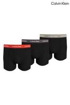 Negru întunecat - Set de 5 perechi de boxeri Calvin Klein (N23971) | 251 LEI