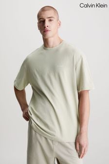 Calvin Klein Green Plain Crew Neck T-Shirt (N23972) | 188 QAR