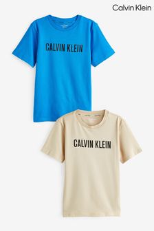 Calvin Klein Slogan T-Shirts 2 Pack