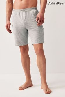 Calvin Klein Grey Slogan Sleep Shorts (N24005) | €64