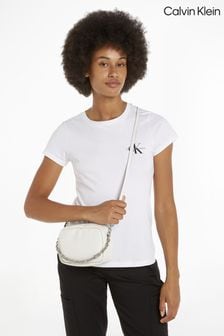 Белая сумка с длинным ремешком-цепочкой Calvin Klein (N24100) | €107