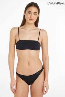 Črna - Calvin Klein bikini hlačke brez naramnic (N24107) | €39