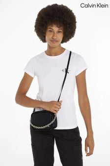 Calvin Klein Black Micro Mono Chain Cross-Body Bag (N24117) | €107