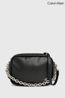 Calvin Klein Micro Mono Chain Cross-Body Black Bag