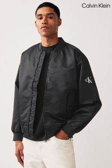 Calvin Klein Black Logo Bomber Jacket (N24144) | €242