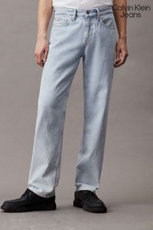 Calvin Klein Jeans Blue 90’s Straight Leg Denim Jeans (N24164) | $188