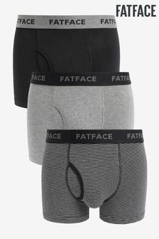 FatFace Classic Stripe Boxers 3 Pack
