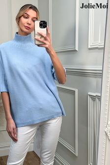 藍色 - Jolie Moi高領半袖套衫 (N24356) | NT$2,100