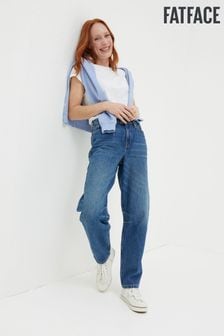 Blau - Fatface Cara Barrel-Jeans (N24359) | 86 €