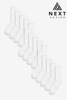 أبيض - حزمة من 15 جوارب رياضية بنعل موسّد (N24383) | 20 ر.ع