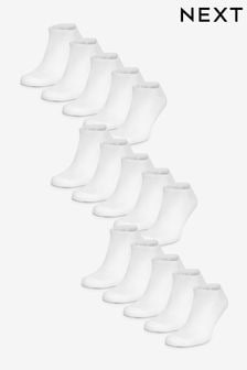 White - Trainer Socks 15 Pack (N24409) | kr380
