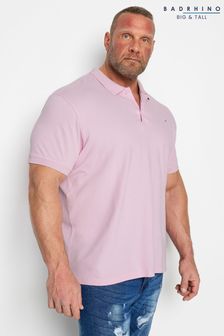 BadRhino Big & Tall Pink Polo Shirt (N24450) | 121 SAR