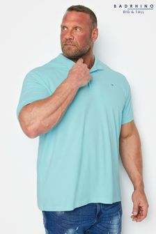 BadRhino Big & Tall Blue Polo Shirt (N24457) | kr247