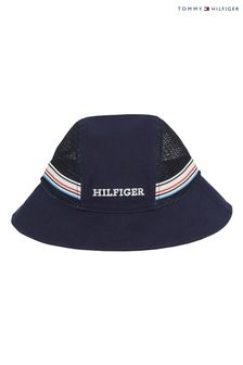 Tommy Hilfiger Blue Track Club Bucket Hat (N24498) | 198 QAR