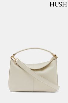 Hush Grey Stevie Magdot Leather Cross-Body Bag (N24569) | €184