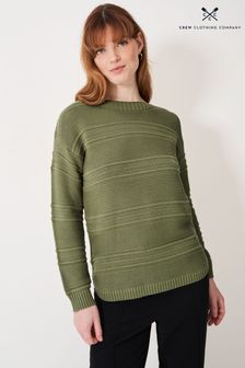 أخضر - كنزة من Crew Clothing من مجموعة Tali Knit Jumper (N24681) | 23 ر.ع