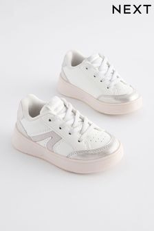 Older Girls Silver Trainers Next Luxembourg