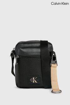 Calvin Klein Black Logo Messenger Bag (N24831) | 445 QAR