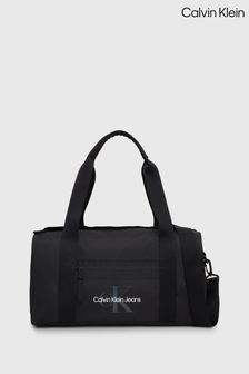 Calvin Klein Black Sport Logo Essentials Duffle Bag