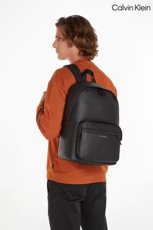 Calvin Klein Black Plain Campus Backpack (N24846) | $286