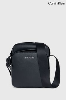 Calvin Klein Black Logo Messenger Bag