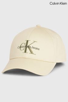 Calvin Klein Cream Monogram Cap (N24858) | kr640