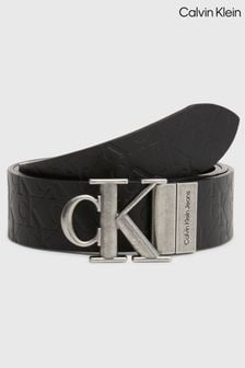 Calvin Klein Black Logo Belt (N24861) | $95
