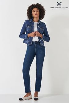 Blau - Crew Clothing Denim-Jacke im Western-Stil (N24876) | 92 €