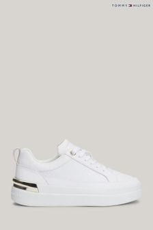 Tommy Hilfiger Lux Court White Sneakers (N25246) | $236