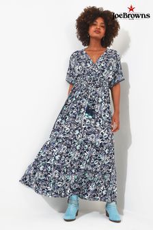 Joe Browns Blue Tile Print Maxi Dress (N25358) | 322 QAR