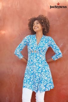 Joe Browns Blue Floral Pintuck Tunic (N25379) | 247 QAR