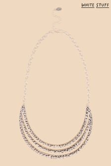 White Stuff Silver Tone Mia Crescent Necklace (N25478) | 143 SAR