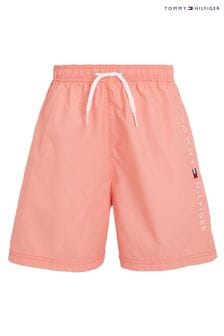 Розовый - Tommy Hilfiger пляжные шорты с поясом на завязке (N25631) | €54