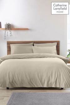 Catherine Lansfield Natural So Soft Easy Iron Duvet Cover Set (N25850) | $14 - $35