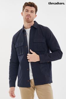 Threadbare Veste-chemise en sergé de coton à manches longues (N25858) | €38
