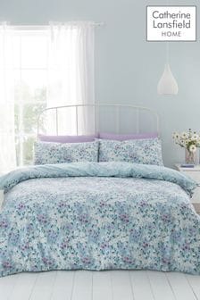 Catherine Lansfield Blue Daisy Meadow Floral Reversible Duvet Cover Set (N25987) | $25 - $40
