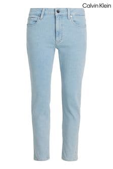 Calvin Klein Blue Mid Rise Slim Ankle Jeans (N26344) | €148