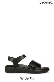 Schwarz - Vionic Awaken Sandalen mit Knöchelriemen in weiter Passform (N26600) | 195 €