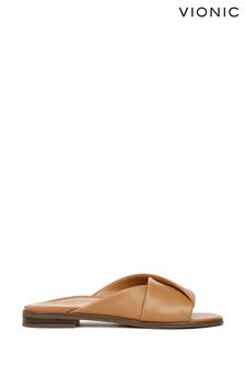 Vionic Camel Brown Miramar Slider Sandals (N26624) | 6,866 UAH