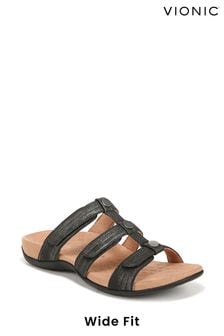 Vionic Amber Pearl Wide Fit Slide Sandals (N26626) | $135