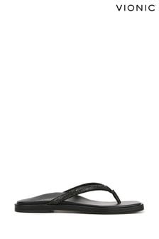 Черный - Vionic Vista Shine Flip Flops (N26630) | €152