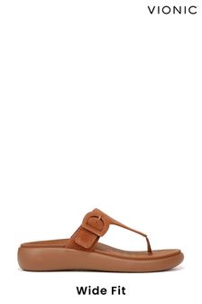 Vionic Activate Wide Fit Toe Post Sandals (N26647) | LEI 716