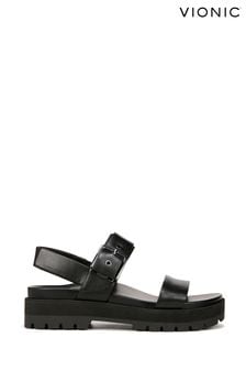 Черный - Vionic Torrance Platform Sandals (N26700) | €172