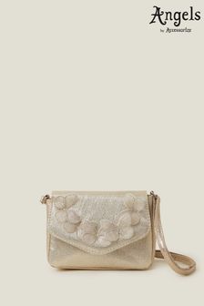 Золотистая сумка для девочек с принтом бабочек Angels By Accessorize (N26922) | €18