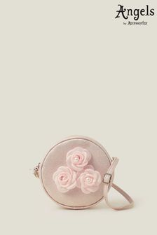 Angels By Accessorize Girls Pink Round Flower Bag (N26925) | $29