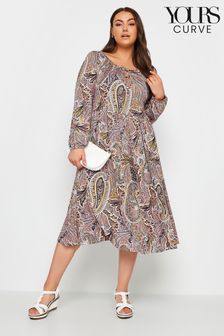 Yours Curve Mini robe à manches longues (N26948) | €40