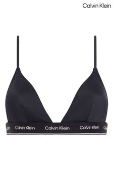 Черный - Бикини-топ с треугольным принтом Calvin Klein (N26996) | €78