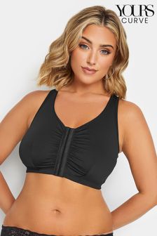 Yours Curve Black Front Fastening Bra (N27144) | SGD 39