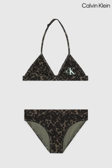 Verde - Conjunto de bikini de triángulos de Calvin Klein (N27210) | 71 €
