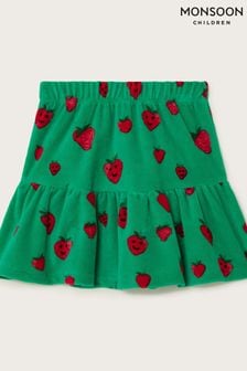 Monsoon Strawberry Velour Skirt